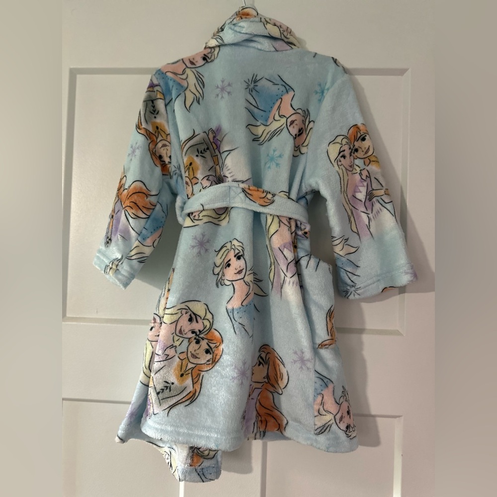 Disney Frozen Plush Bathrobe for Kids - Multicolor NWOT - Picture 2 of 3